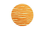 Lillypilly Orange Zebra Anodized Aluminum Disc 25mm, 24 gauge