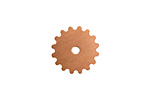 Copper Small Closed Gear 16mm