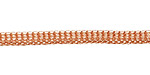 SilverSilk Non-Tarnish Copper 8 Needle Flat Knitted Wire 4.8mm