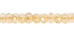 Citrine Faceted Rondelle 4-5mm
