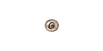 TierraCast Antique Rhodium (plated) Alphabet Bead "G" 7x6mm
