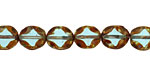 Czech Glass Beach Glass Picasso Table Cut Oval 9x8mm