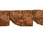 Star Jasper Faceted Twisted Freeform Slab 30x20mm