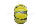 Unicorne Beads Draconis Large Pumpkin (hollow) 14-15x23-25mm