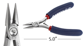 Tronex Chain Nose Short Jaw Pliers (standard handle length)