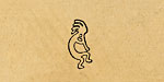 Kokopelli Metal Stamp 5mm
