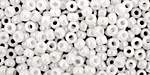 TOHO Opaque Lustered White Round 6/0 Seed Bead
