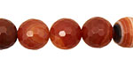 Carnelian (natural) Faceted Round 12mm