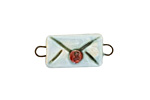 Earthenwood Studio Ceramic Sky Blue Small Envelope Link 26-27x11-12