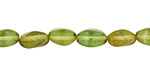 Green Amber 4-Sided Rice 8-10x6mm