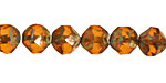 Czech Glass Butterscotch Chandelier Cut 8mm