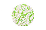 Lillypilly Lime Green Cherry Blossom Anodized Aluminum Disc 25mm, 24 gauge