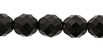 Czech Fire Polished Glass Jet Round 12mm