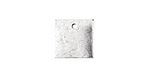 Nunn Design Antique Silver (plated) Flat Mini Square Tag 13mm