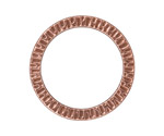 TierraCast Antique Copper (plated) 1 1/4" Radiant Ring 32mm