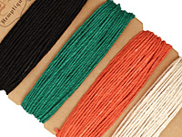 Primary Hemp Twine 20 lb, 29.8 ft x 4 colors