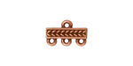 TierraCast Antique Copper (plated) Braided 3-1 Link 10x15mm