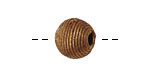 African Brass Corrugated Round 13-14mm