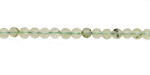 Green Tourmilated Quartz Faceted Round 4mm