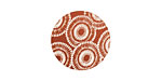 Lillypilly Bronze Dandelion Anodized Aluminum Disc 19mm, 24 gauge