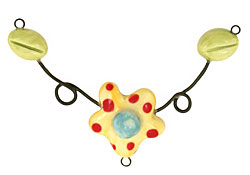 Jangles Ceramic Flower Vine 79-83x56-60mm