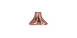 TierraCast Antique Copper (plated) Large Bell Flower Bead Cap 12mm