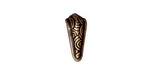 TierraCast Antique Brass (plated) Spiral Pinch Bail 7x15mm