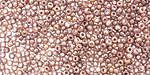 TOHO Marbled Opaque Pink/Amethyst Round 11/0 Seed Bead