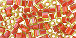 TOHO Jonquil (with Hyacinth Lining) Cube 4mm Seed Bead