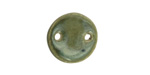 Earthenwood Studio Ceramic Grass Green Round Link 17mm