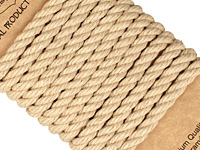 Natural Hemp Rope 6mm, 2m