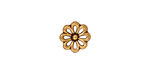 TierraCast Antique Gold (plated) Open Daisy Link 10mm