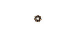 TierraCast Antique Brass (plated) Beaded Heishi 5mm