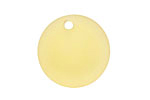 Desert Gold Recycled Glass Concave Coin 24mm
