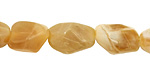 Yellow Opal Faceted Nuggets (dark) 10-16x8-11mm