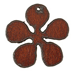 The Lipstick Ranch Rusted Iron Large Daisy Pendant 43mm