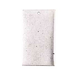 Nunn Design Antique Silver (plated) Flat Grande Rectangle Tag 21x37mm