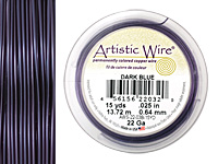 Artistic Wire Dark Blue 22 gauge, 15 yards