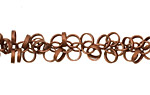 Antique Copper (plated) Falling Ring Chain