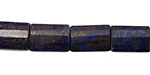 Lapis Long Faceted Pillow 14x10mm