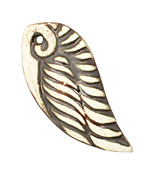 Earthenwood Studio Ceramic Winged Pendant 24x53-54mm