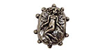 Green Girl Pewter Forget-Me-Not Fairy 16x22mm