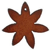 The Lipstick Ranch Rusted Iron Poinsettia Blank 55mm