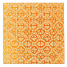 Lillypilly Orange Doily Anodized Aluminum Sheet 3"x3", 24 gauge