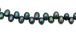 Stormy Blue Dancing Drops 6.5-8mm