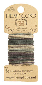 Camouflage Hemp Twine 20 lb, 20 ft