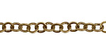 Antique Brass (plated) Flat Ring Cable Chain