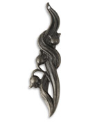 Vintaj Arte Metal Lily of the Valley Pendant 14x55mm