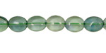 Green Fluorite (A) Flat Oval 10x8mm