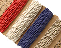 Americana w/ Gold Hemp Twine 20 lb, 29.8 ft x 4 colors